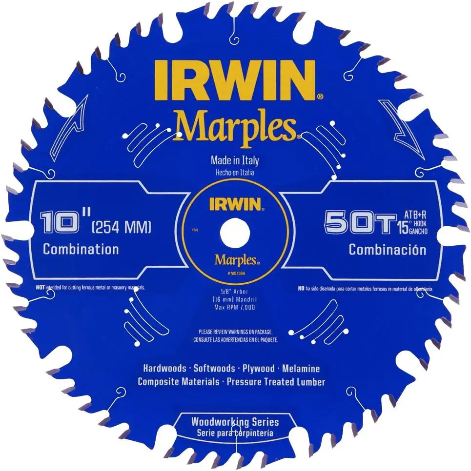 IRWIN Marples 10-Inch Miter / Table Saw Blade