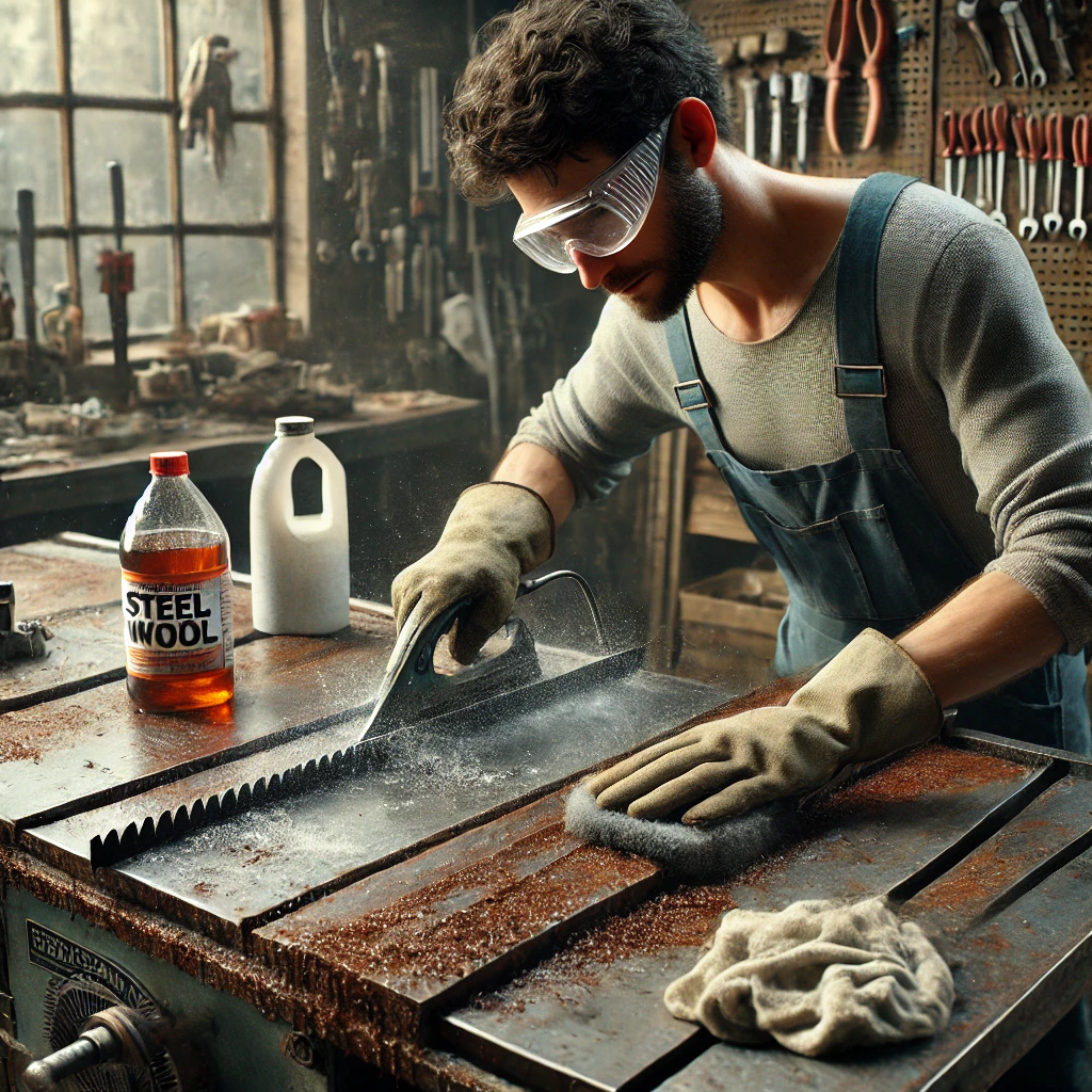 How to Remove Rust from a Table Saw