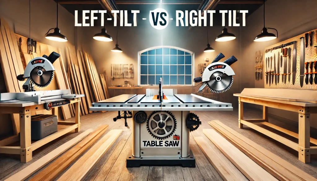 Left Tilt vs Right Tilt Table Saws: Which Saves Your Fingers?