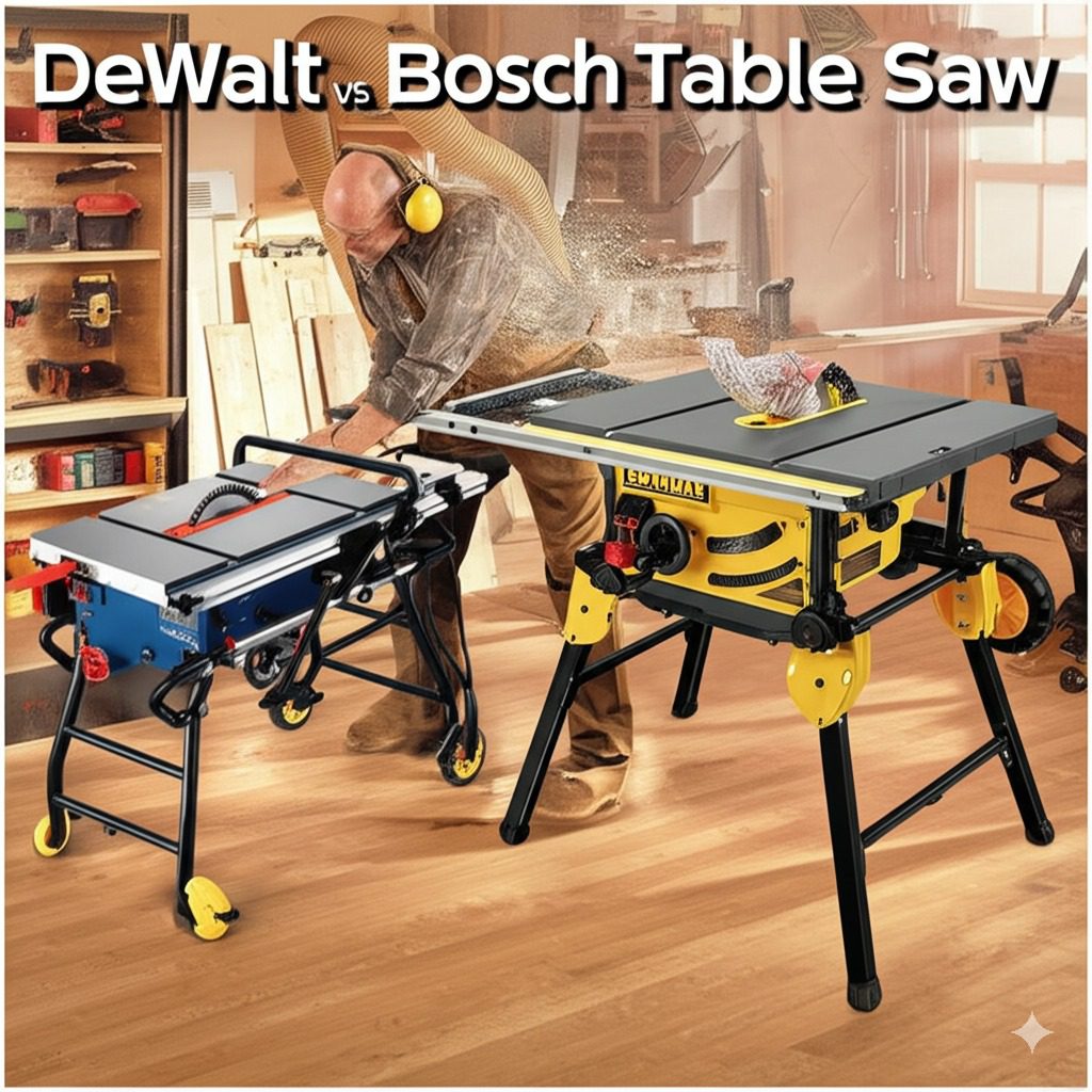 DeWalt vs Bosch Table Saw