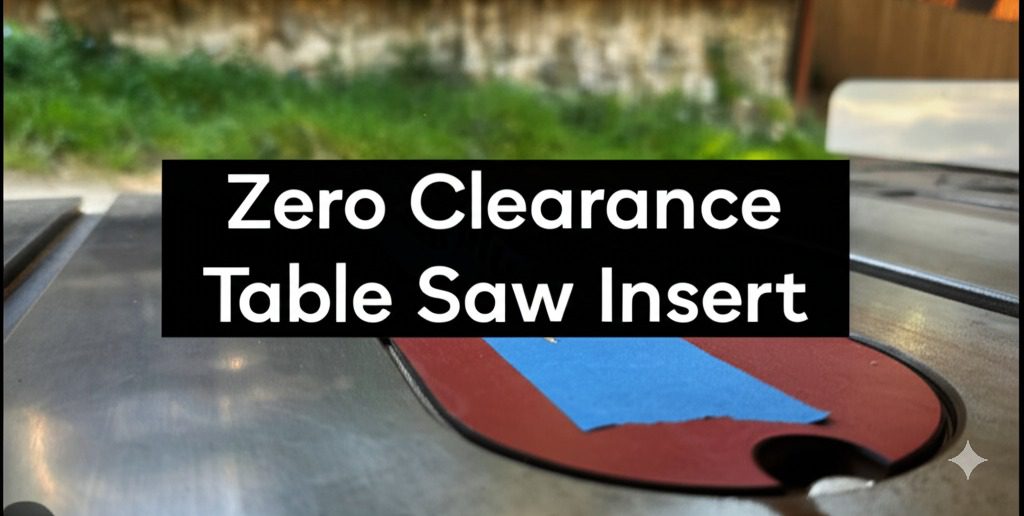 Zero Clearance Table Saw Inserts