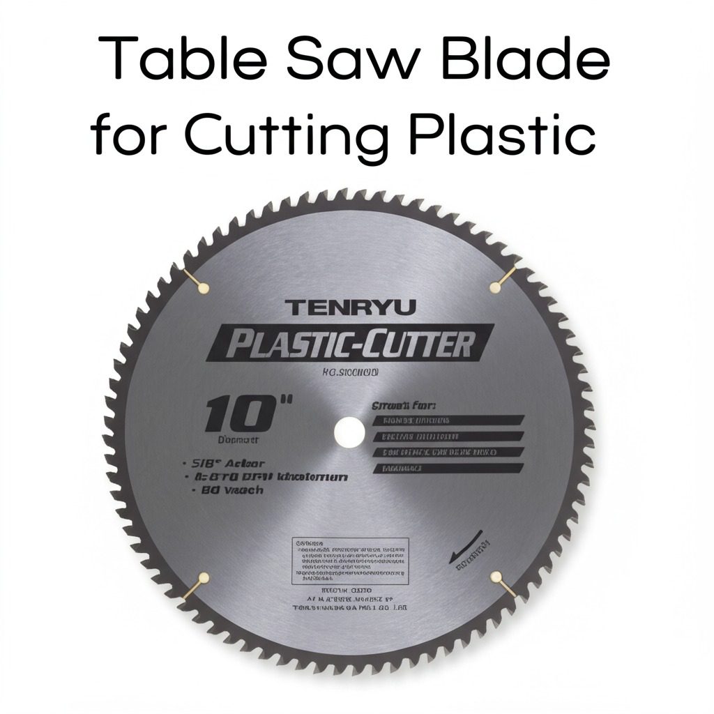 Table Saw Blade for Cutting Plastic