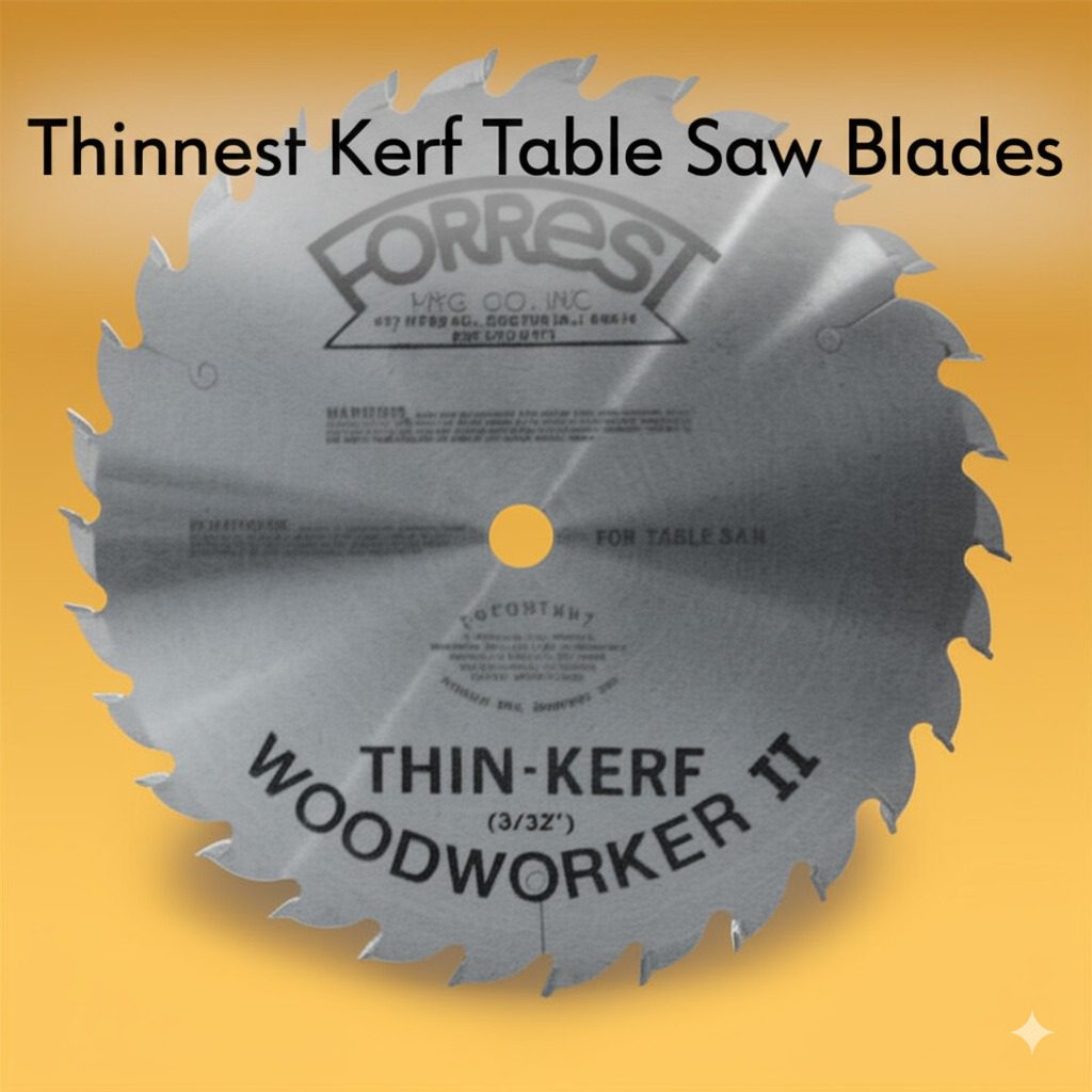 Thinnest Kerf Table Saw Blades