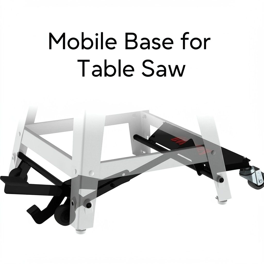 Mobile Base for Table Saw