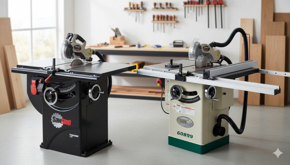 Cabinet Saw vs Hybrid Saw