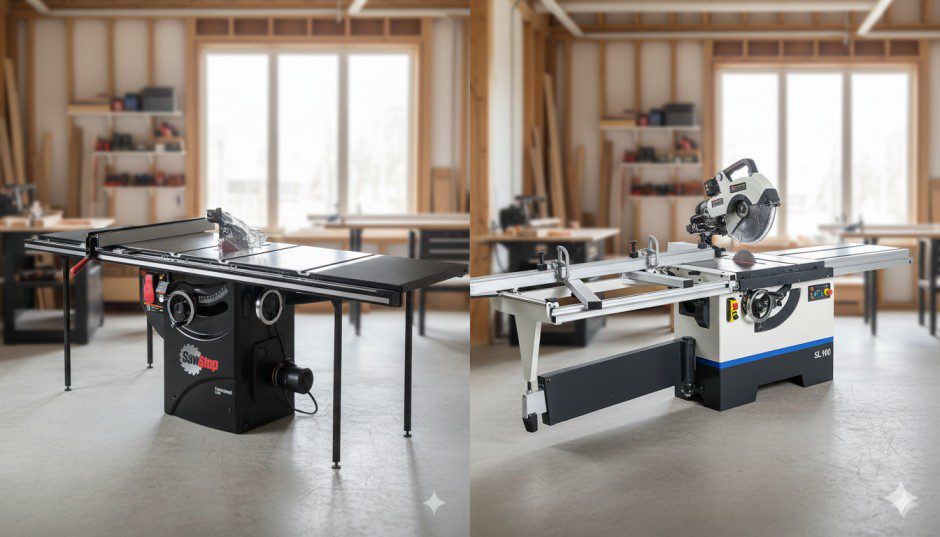 Cabinet Saw vs Sliding Table Saw
