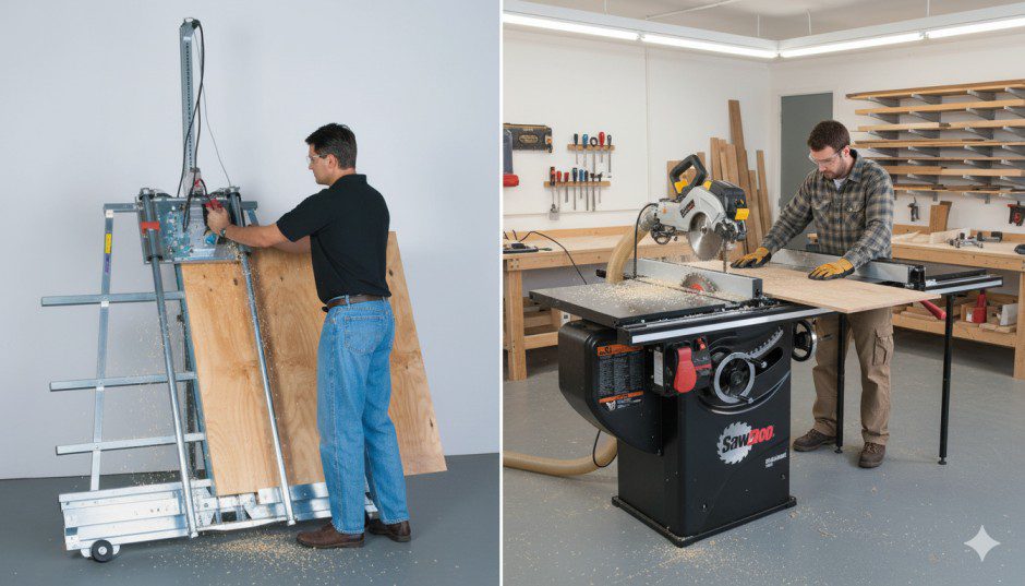 Panel Saw vs Table Saw