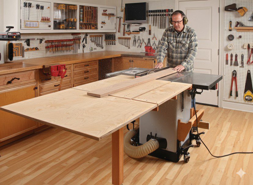 Table Saw Outfeed Tables