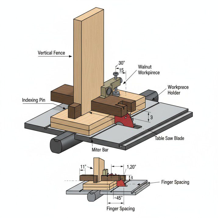 finger joint jig