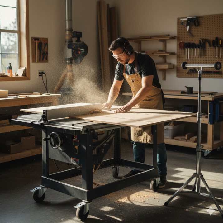 Cutting Plywood on a Table Saw