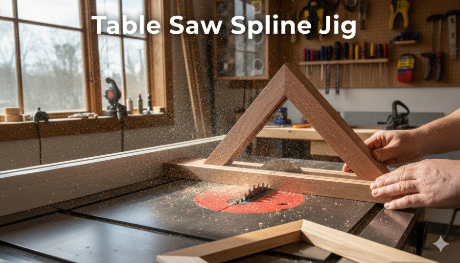 Table Saw Spline Jig