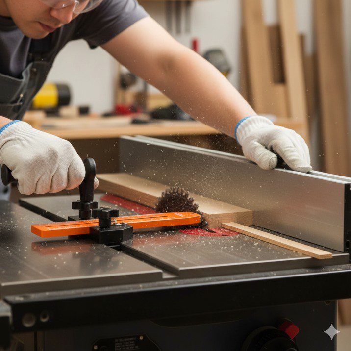 Thin Rip Jig for Table Saw