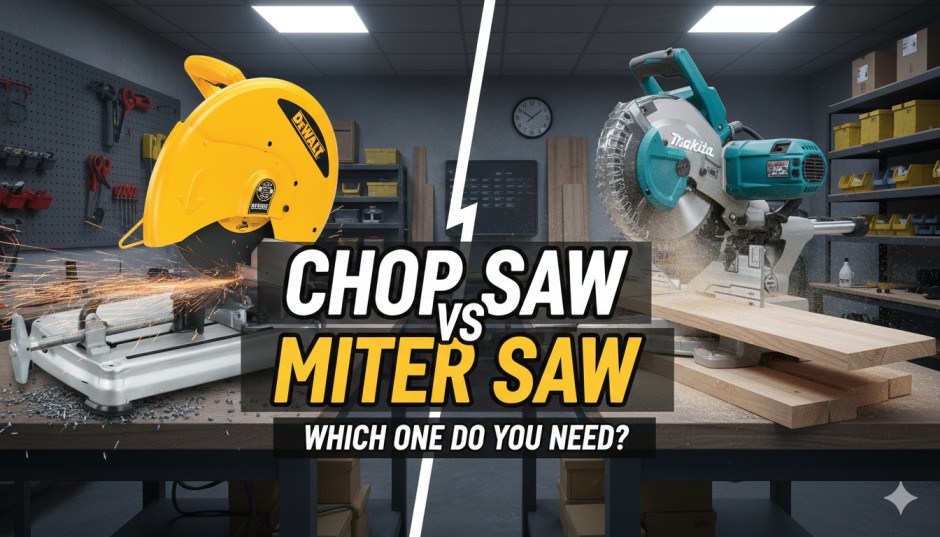 Chop Saw vs Miter Saw