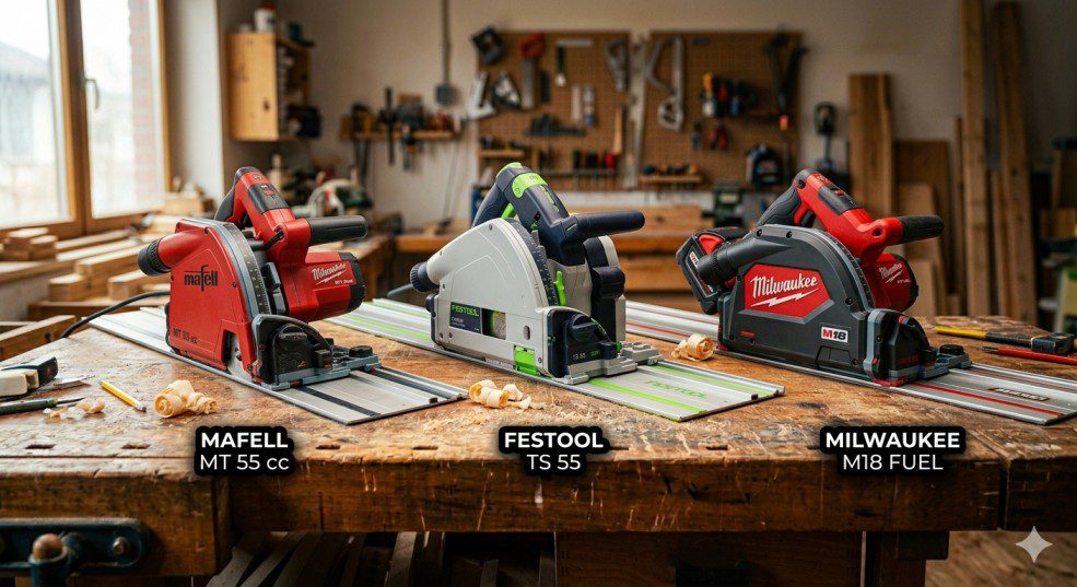 Mafell Festool Milwaukee cordless track saw 2026 front runners