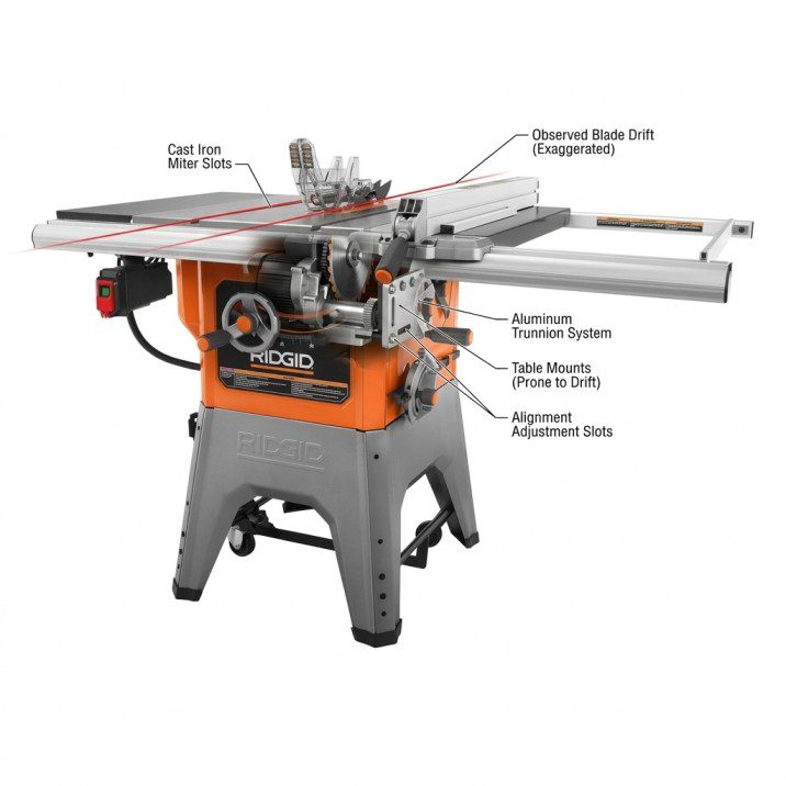 Ridgid 10 Inch Table Saw Review