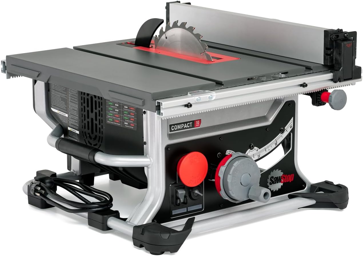 SawStop Compact Table Saw CTS with safety brake cartridge