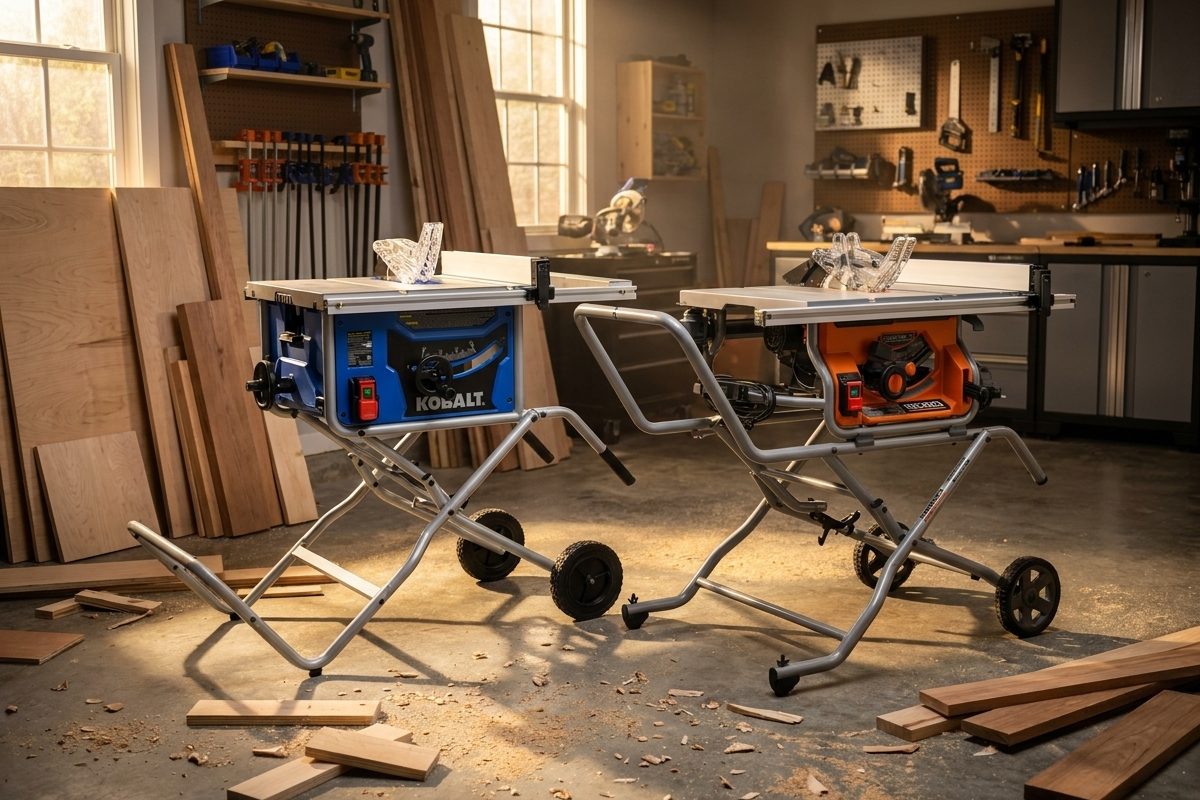 Kobalt vs RIDGID Table Saw