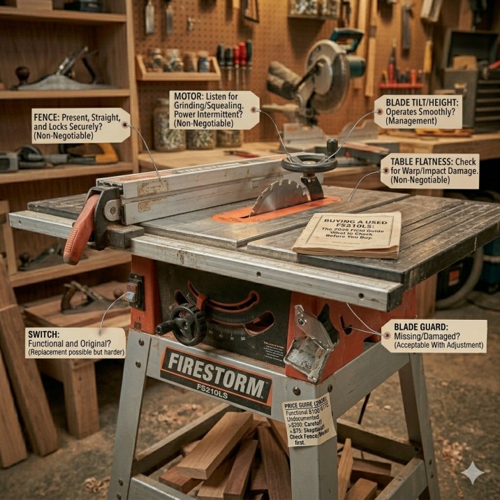 Black & Decker Firestorm Table Saw