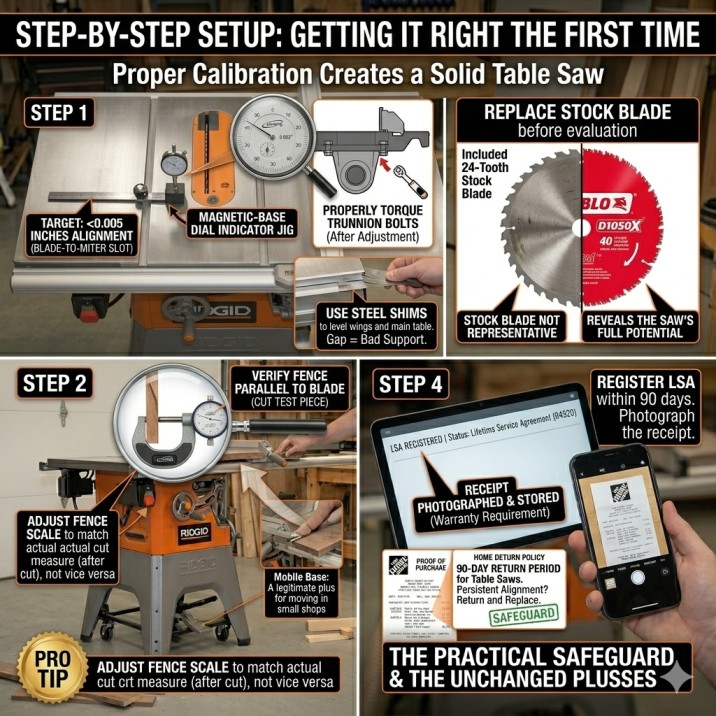 Ridgid 10-Inch Table Saw Review