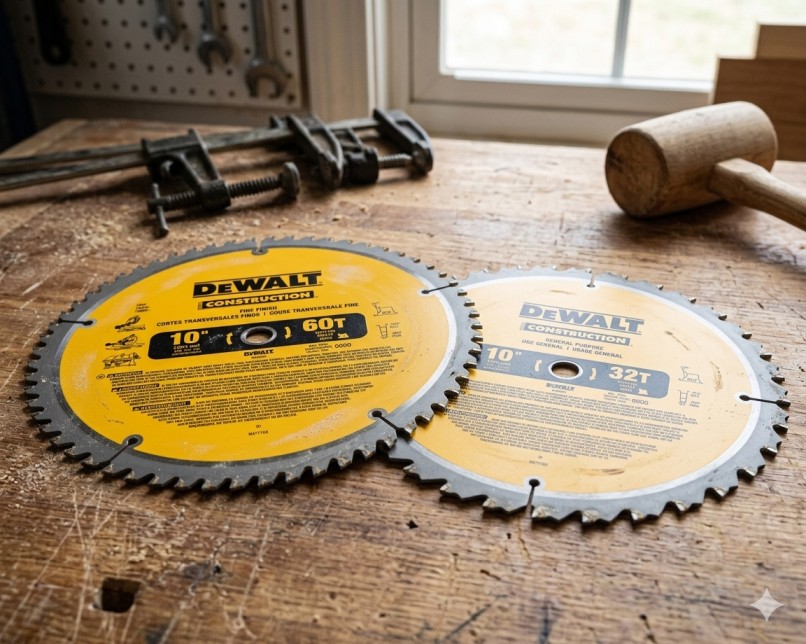 DeWalt DW3106P5 two pack 60 tooth table saw blade