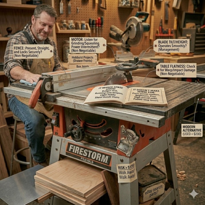 Black & Decker Firestorm Table Saw