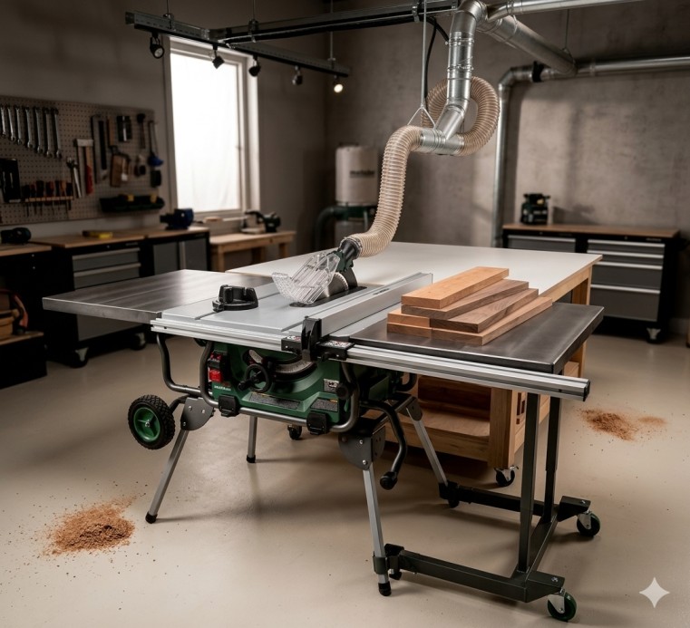 Metabo HPT C10RJC contractor style table saw