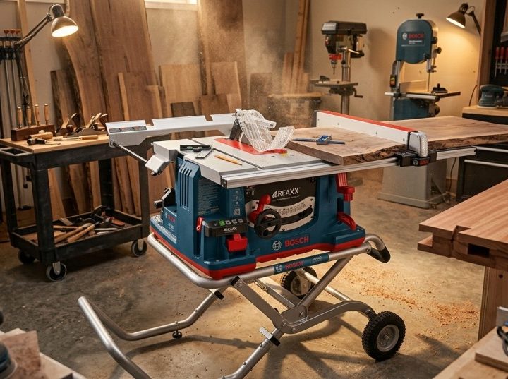 Bosch Reaxx Table Saw Review – GTS1041A: The Discontinued Safety Pioneer That Changed Table Saw Design Forever