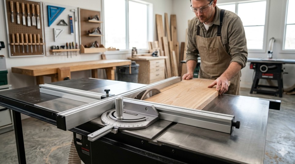 Miter Gauge for Table Saw Precision
