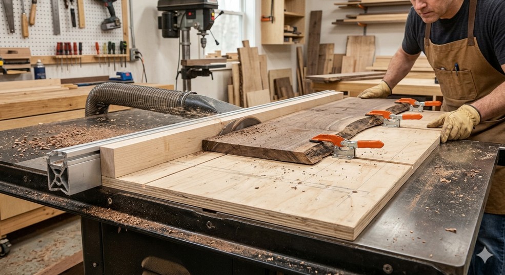 Jointer Jig for Table Saw