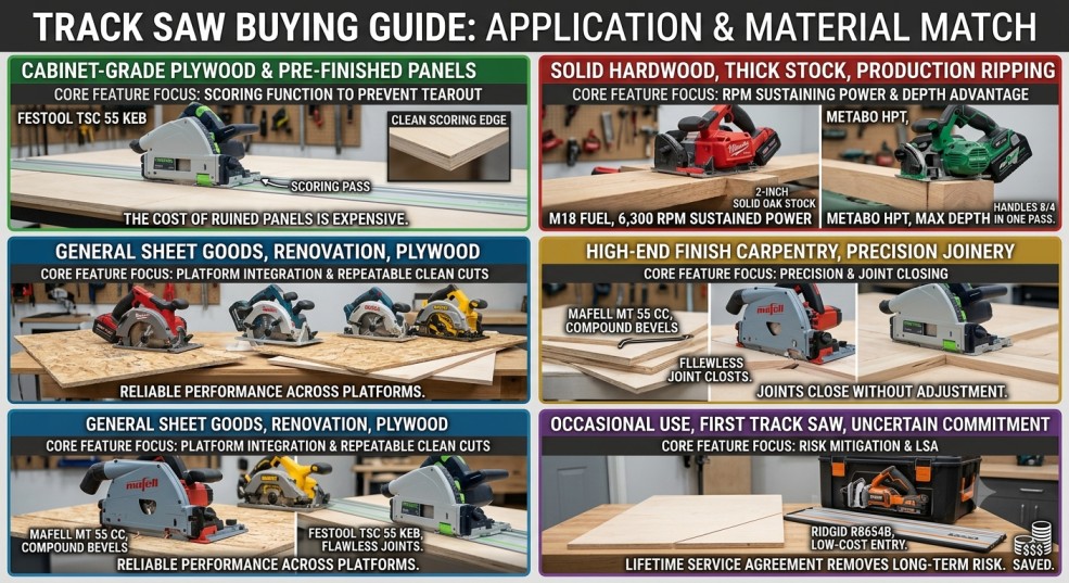 Best Cordless Track Saw