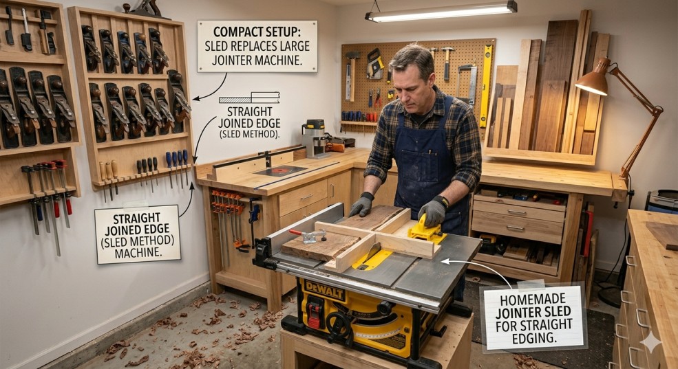 Jointer Jig for Table Saw