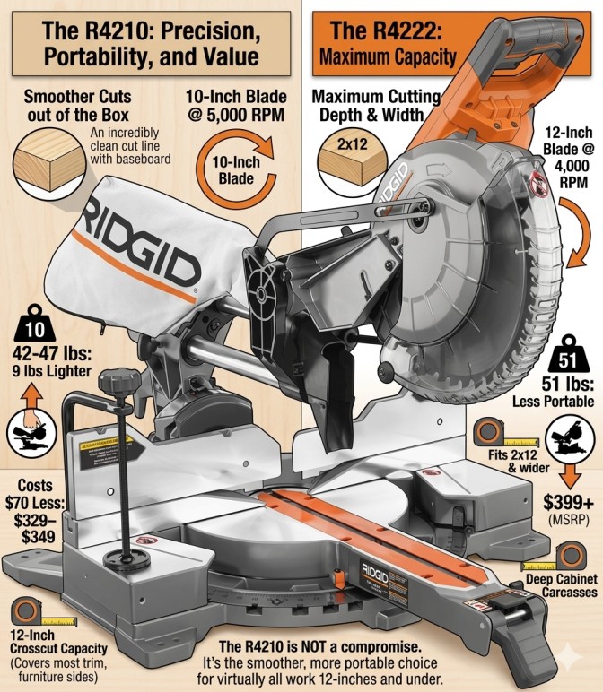 Ridgid Sliding Miter Saw Review