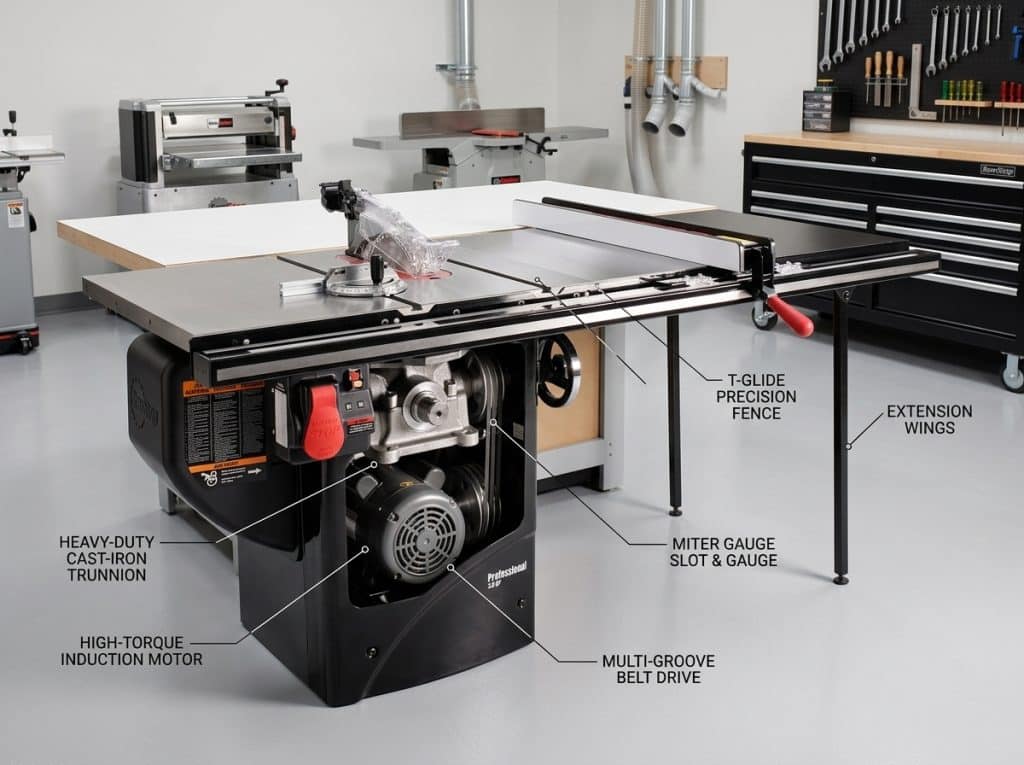 Cabinet Saw vs Sliding Table Saw