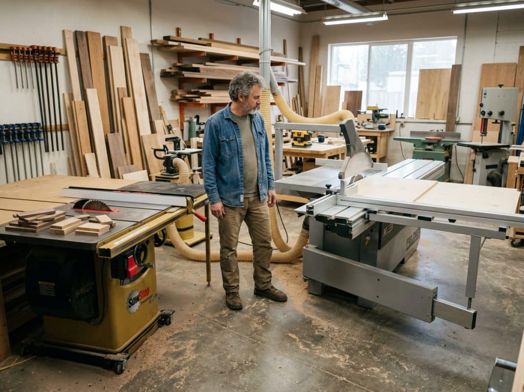 Cabinet Saw vs Sliding Table Saw