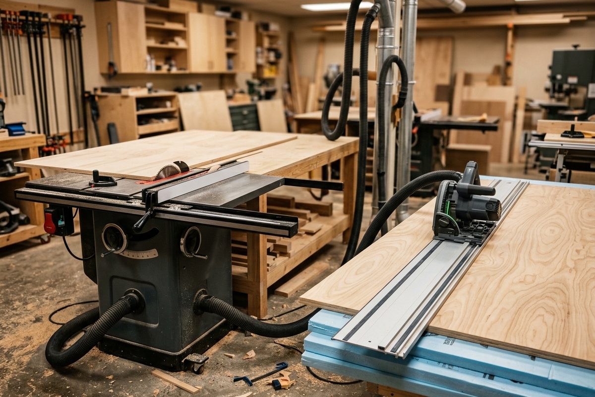Track Saw vs Table Saw