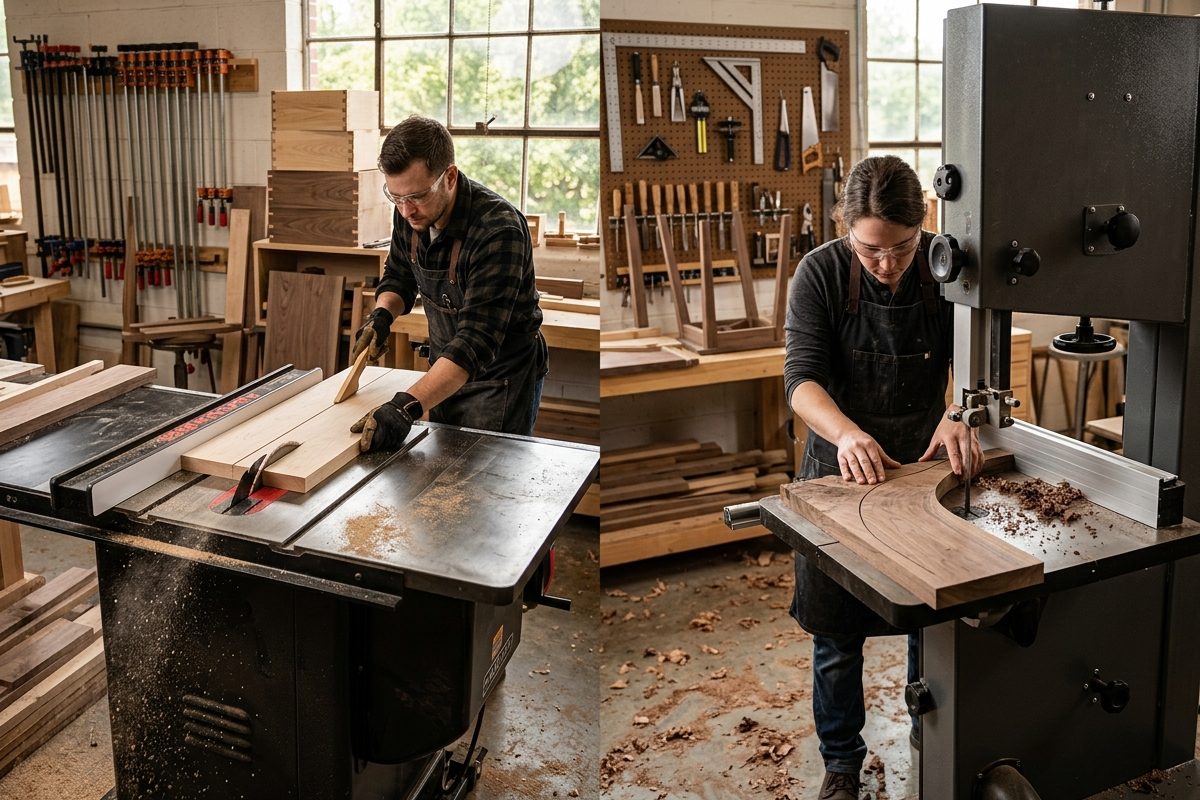 Table Saw vs Band Saw