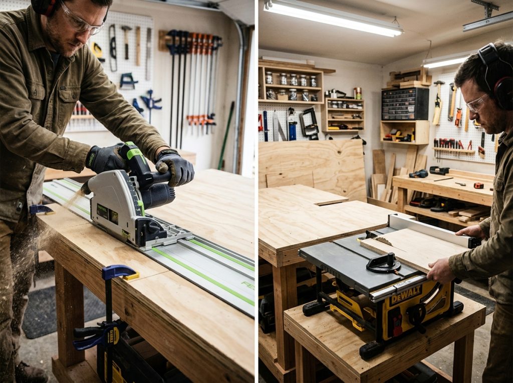 Table Saw vs Circular Saw