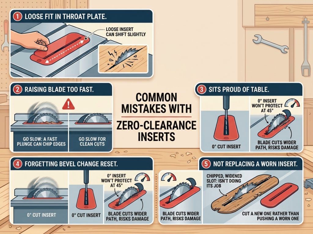 Best Zero Clearance Table Saw Inserts