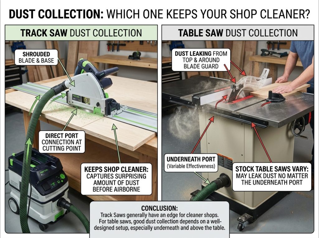 Track Saw vs Table Saw