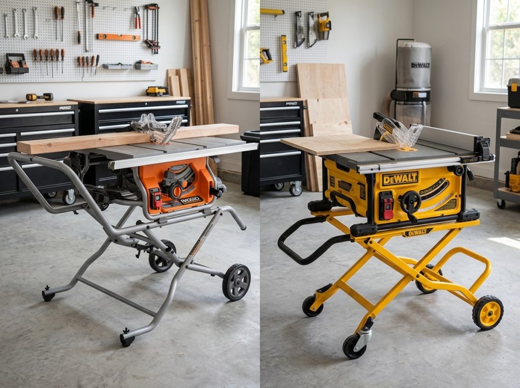 Orange and yellow table saws 202607112244