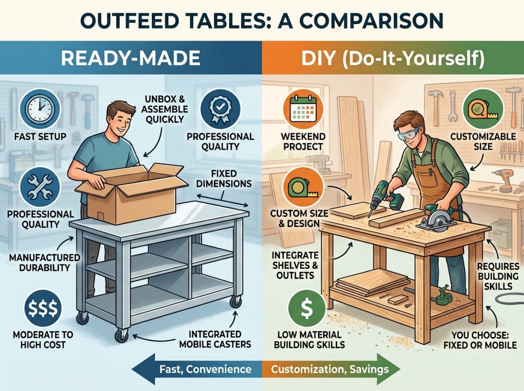 Best Table Saw Outfeed Tables