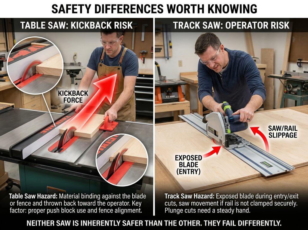 Track Saw vs Table Saw