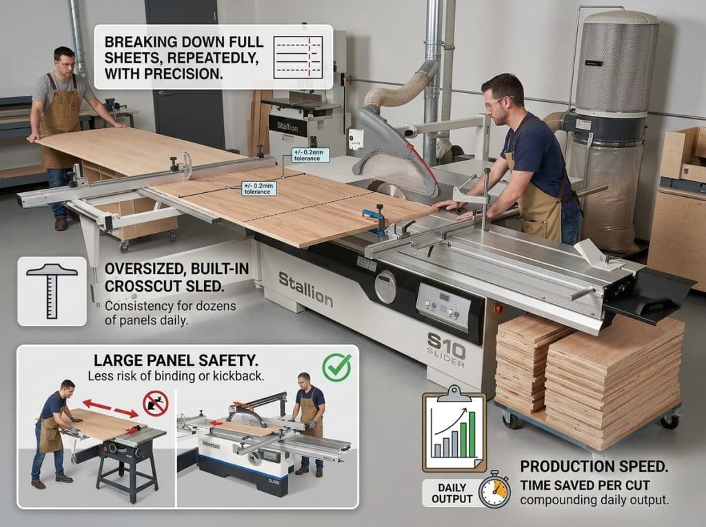 Cabinet Saw vs Sliding Table Saw
