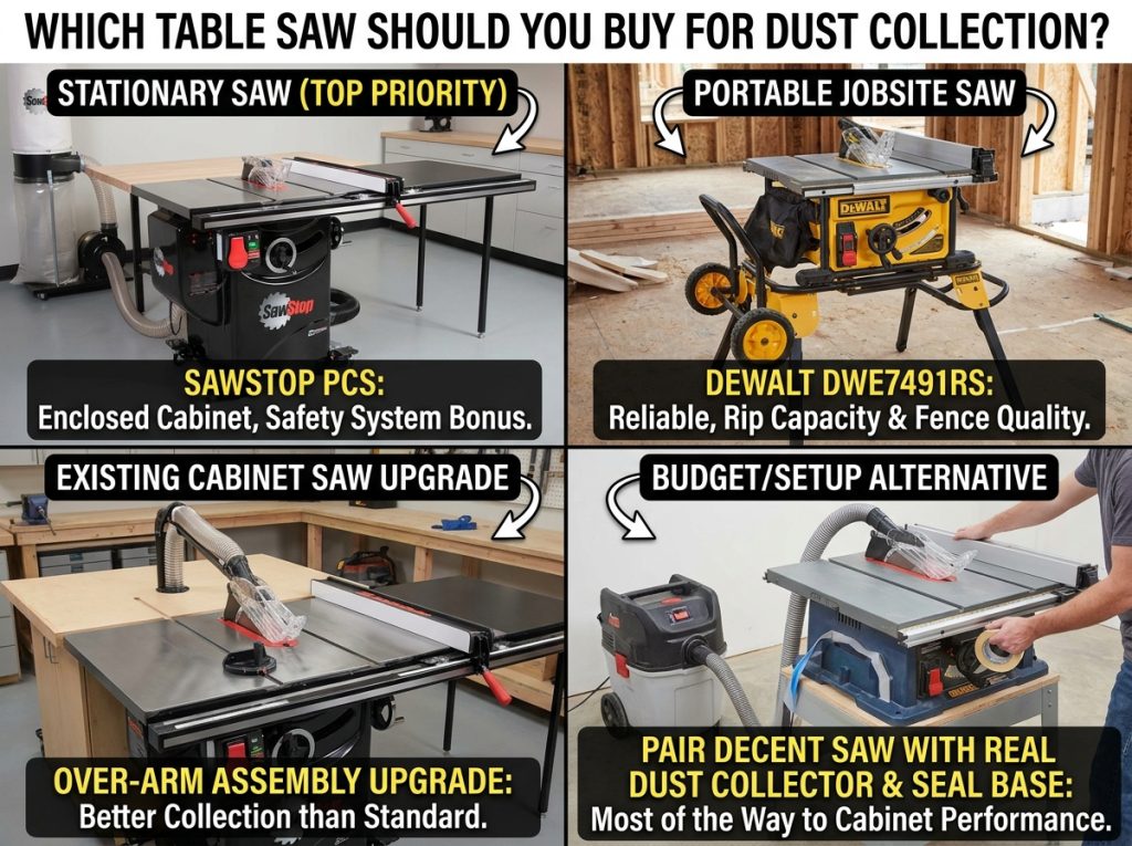 Best Table Saws With Dust Collection