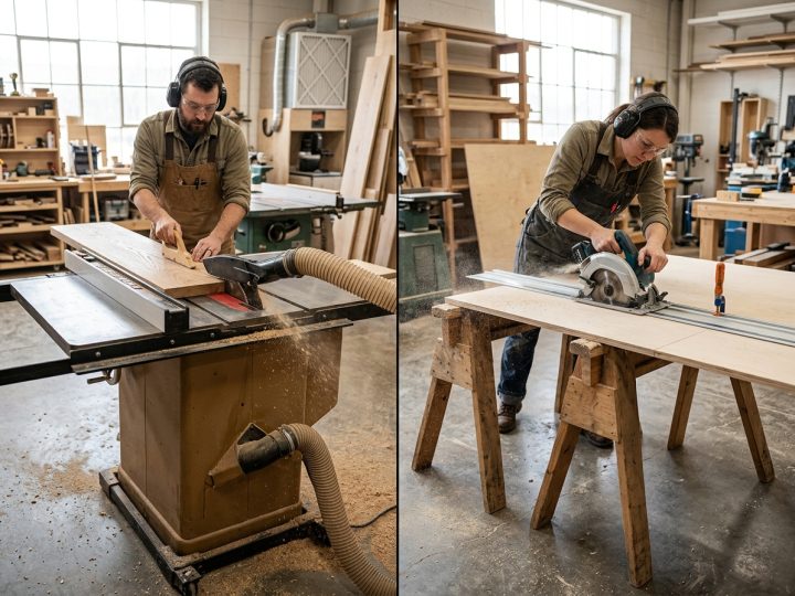 Table Saw vs Circular Saw: What’s the Difference & Which Is Better?