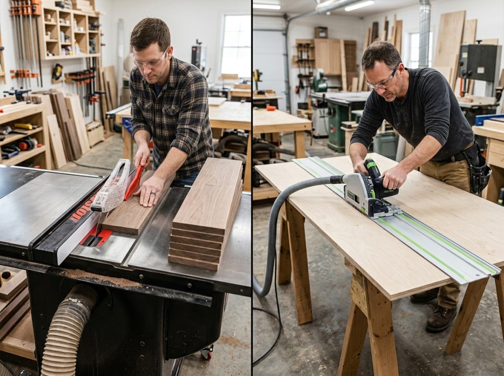 Table Saw vs Circular Saw