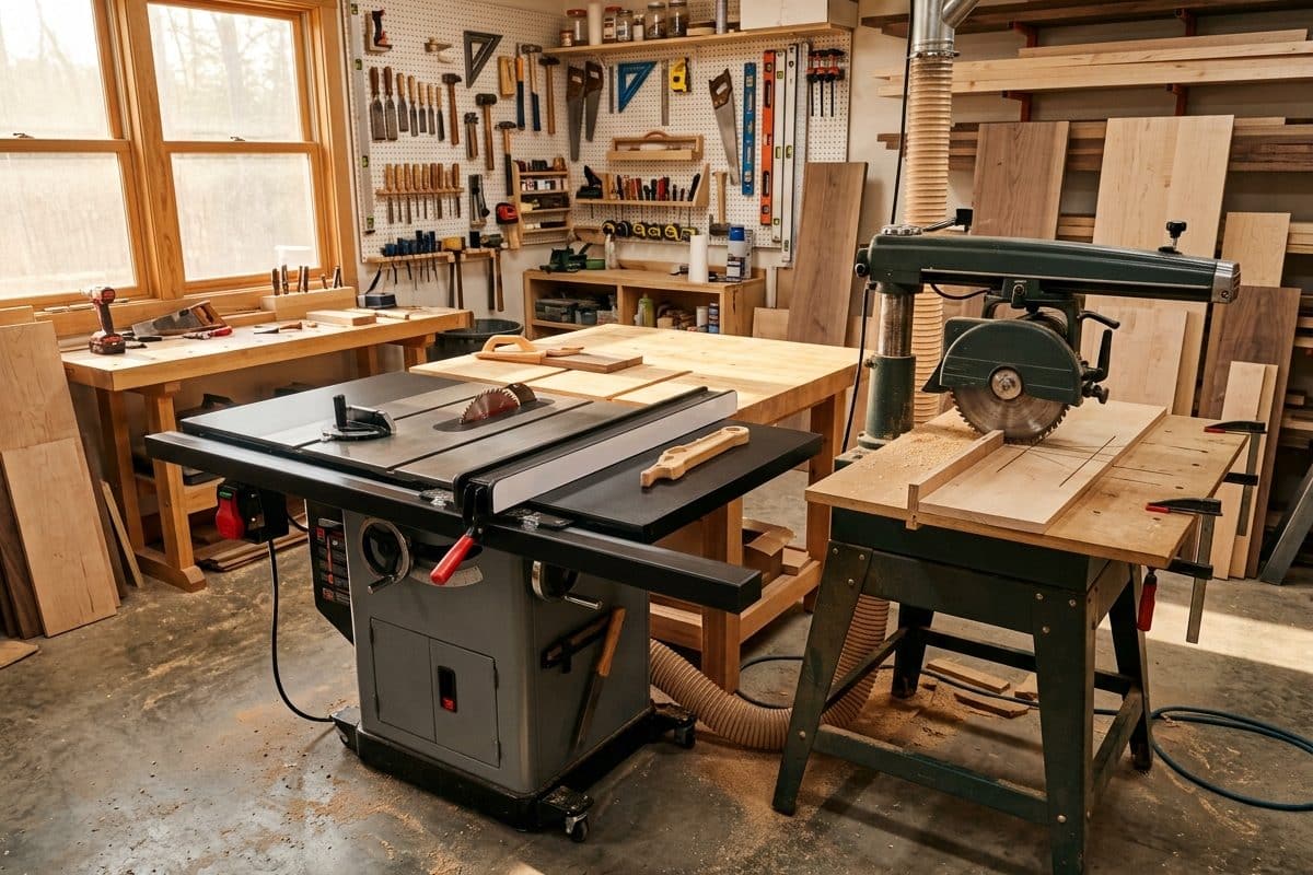 Radial Arm Saw vs Table Saw