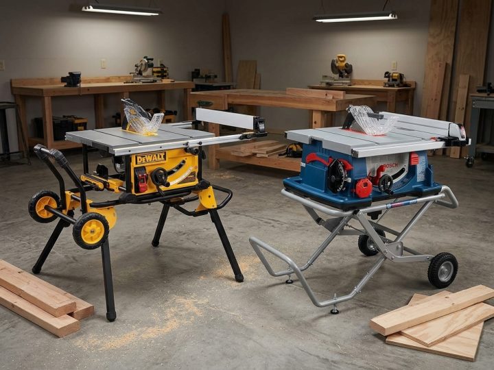 DeWalt DWE7491RS vs Bosch 4100XC-10: Which Table Saw Is Better?