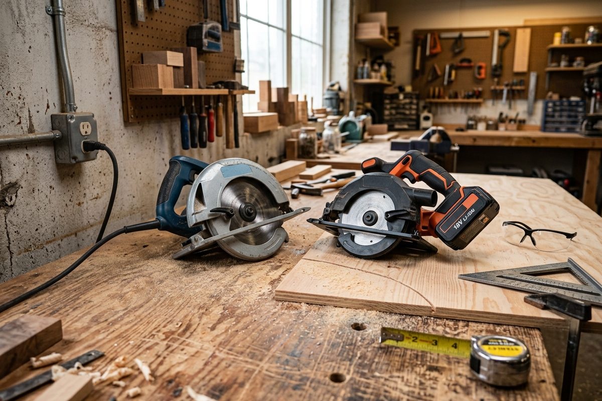 Corded vs Cordless Circular Saw