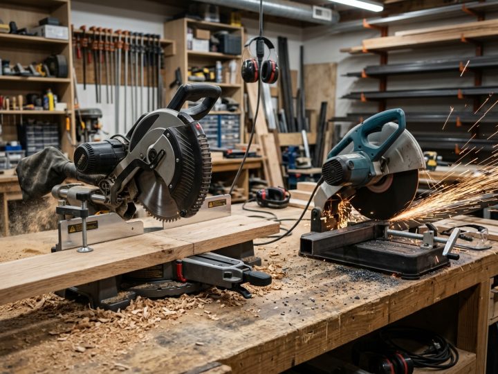 Miter Saw vs Cut-Off Saw: The Actual Difference (and Why They Get Confused)